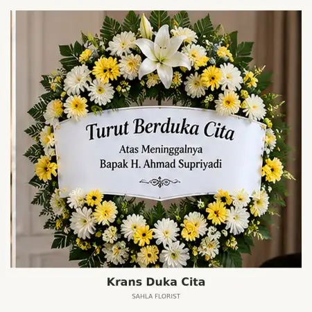 Krans Bunga Duka Kretek